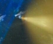 USS Yamaguchi firing forward phaser