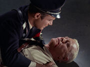 James T. Kirk holding dying John Gill