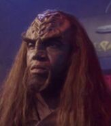 Klingon features ranging from cranial ridges...