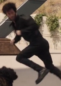 ...as stunt double for Harry Treadaway