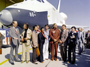 Space shuttle Enterprise und Star Trek