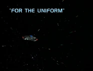"For the Uniform"
