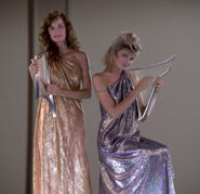 Holographic harpist (right)