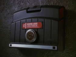 A 24th century weapons locker