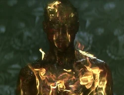 A burning man Re-used from Event Horizon