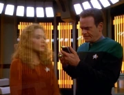 Kes begins to travel back in time due to her cells existing in a state of biotemporal flux