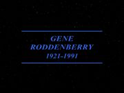 Gene Roddenberry title card Unification part 1