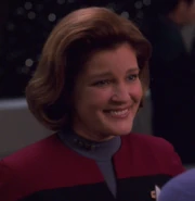 Janeway hologram, 2378.jpg (140 KB) Kathryn Janeway (hologram) (VOY: "Human Error")