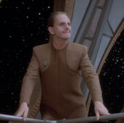 Odo smiling