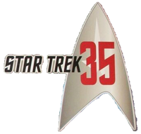 Star Trek 35th anniversary logo