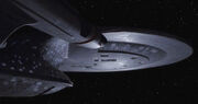 USS Enterprise-D adrift