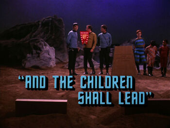 3x05 And the Children Shall Lead title card