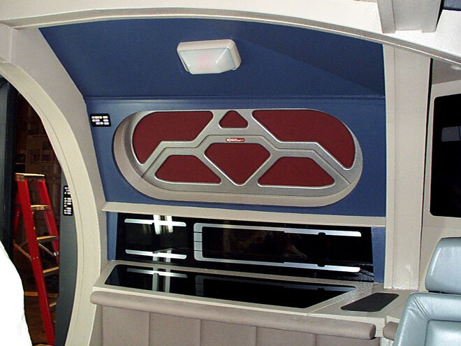 Cockpit des Runabout Sets - Seitenschot an Backbord