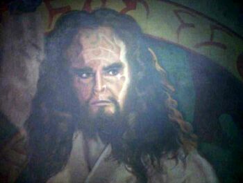 The painting of Kahless the Unforgettable at Boreth (2369)