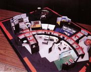 Matt Jefferies pre-visualization model of the USS Enterprise interior sets