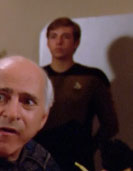 In a corridor/In the dining room Played by an unknown actor (TNG: "Haven")