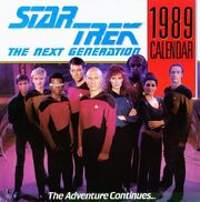 Star Trek TNG Calendar 1989