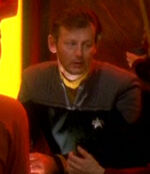 Starfleet officer at Quarks 2375