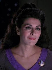 Deanna Troi im Jahr 2367.