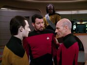 Riker und Picard streiten