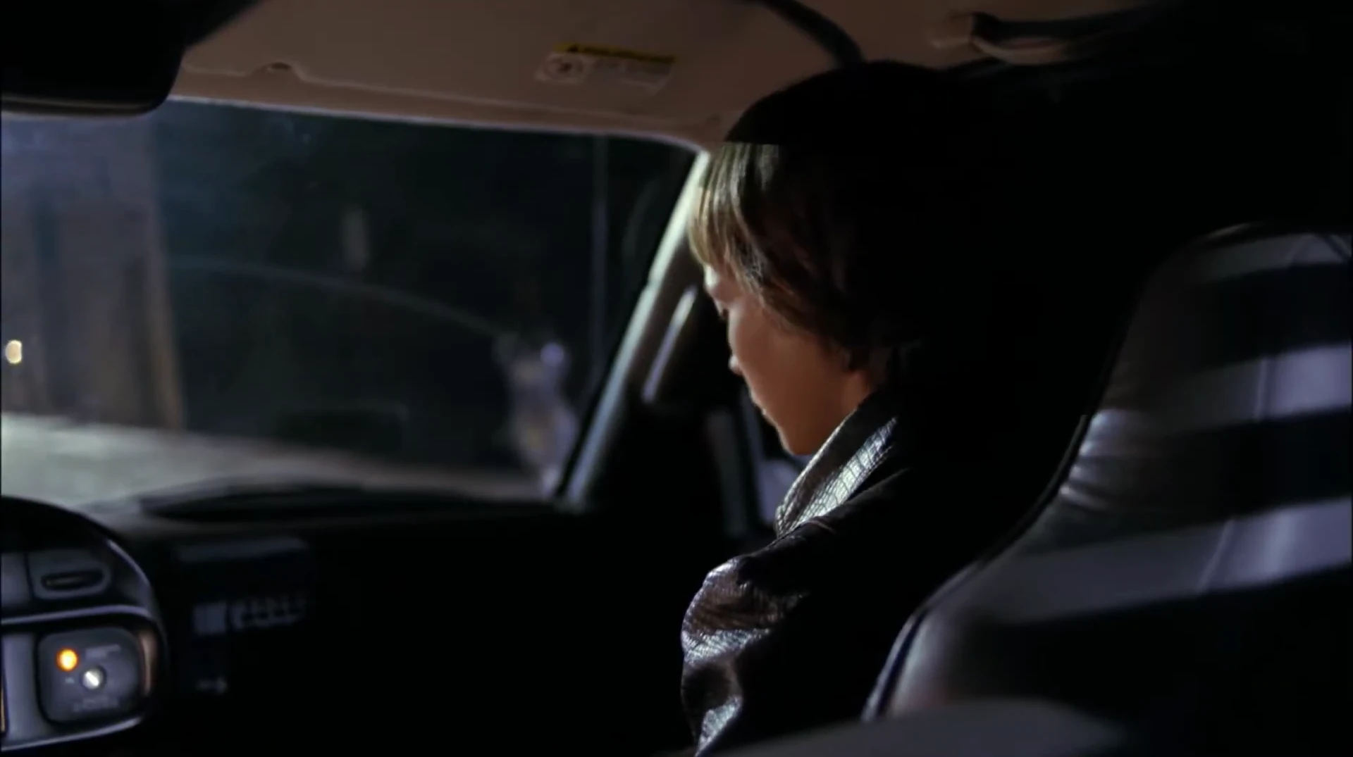 T'Pol in a truck in 2004