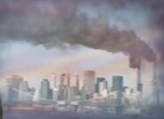 The World Trade Center attacked