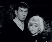 Cindy Robbins and Leonard Nimoy