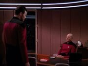 Picard asks Riker about his future