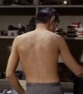 Spock's back