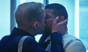 Stamets and Culber kiss