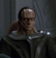 Holographic Cardassian diplomat VOY: "Q2" (uncredited)