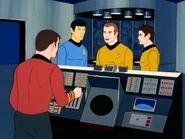 McCoy command uniform, Scott captain braids.jpg (99 KB) McCoy wears a command division uniform, Scott as captain