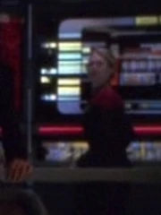 Julie David als Sternenflottenoffizierin