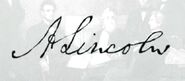 A Lincoln signature