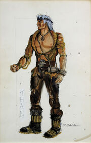 Khan costume sketch