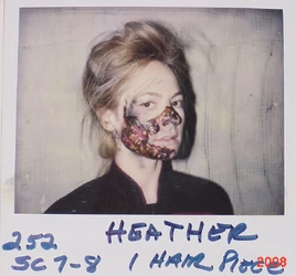 Makeup continuity polaroid