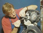 Bradley Look attaches larger Borg makeup
