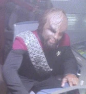 Stunt double for Michael Dorn DS9: "Starship Down" (uncredited)