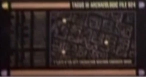 Mappa delle rovine di Tagus III