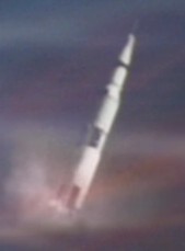 Saturn V rocket, time stream
