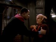 Sisko wants the truth from Nog