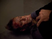 Der tödlich verletzte Fähnrich.