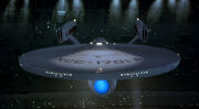 USS Enterprise-A in spacedock