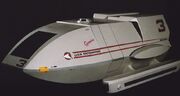 Galileo type shuttlecraft 5 feet studio model Copernicus