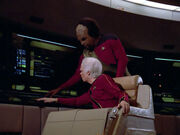 Mark Jameson and Worf