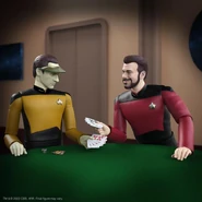 Riker and Data ready for poker
