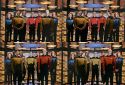 TNG Season 7 photo shoot