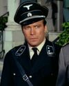 Kirk in Gestapo lieutenant uniform