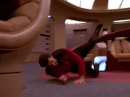 Stunt double for Jonathan Frakes TNG: "Rascals" (uncredited)