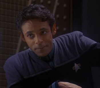 The Changeling posing as Julian Bashir